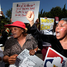 Demonstrators Protest Against AZ Sheriff Arpaio During His Visit To CA Demonstrators Protest Against AZ Sheriff Arpaio During His Visit To CA