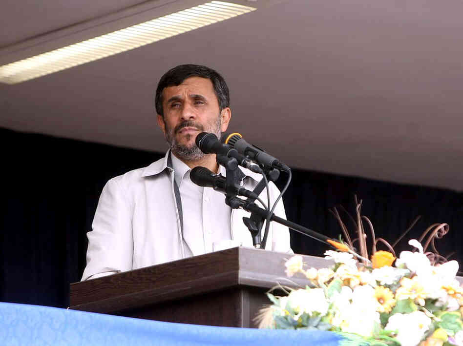 Iranian President Mahmoud Ahmadinejad Delivers Speech In Hamadan Iranian President Mahmoud Ahmadinejad Delivers Speech In Hamadan