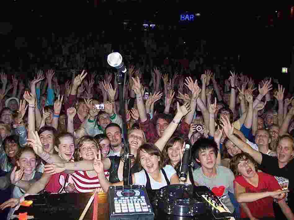 crowd at an El Guincho concert in Sydney, Australia. crowd at an El Guincho concert in Sydney, Australia.