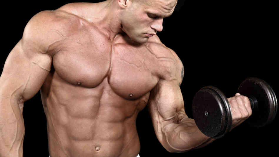A man lifts a weight A man lifts a weight