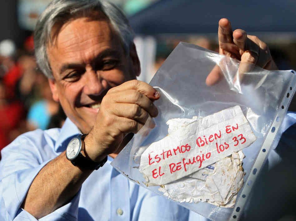 Chilean President Sebastian Pinera Chilean President Sebastian Pinera
