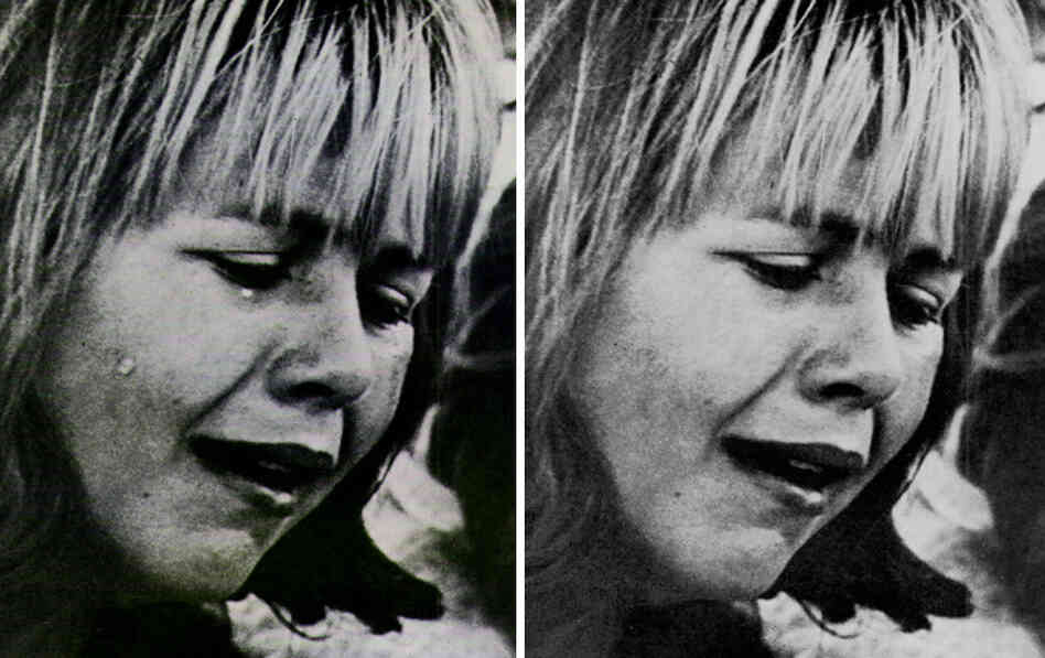Example of tear and non-tear photos from a study by Randolph Cornelius Example of tear and non-tear photos from a study by Randolph Cornelius