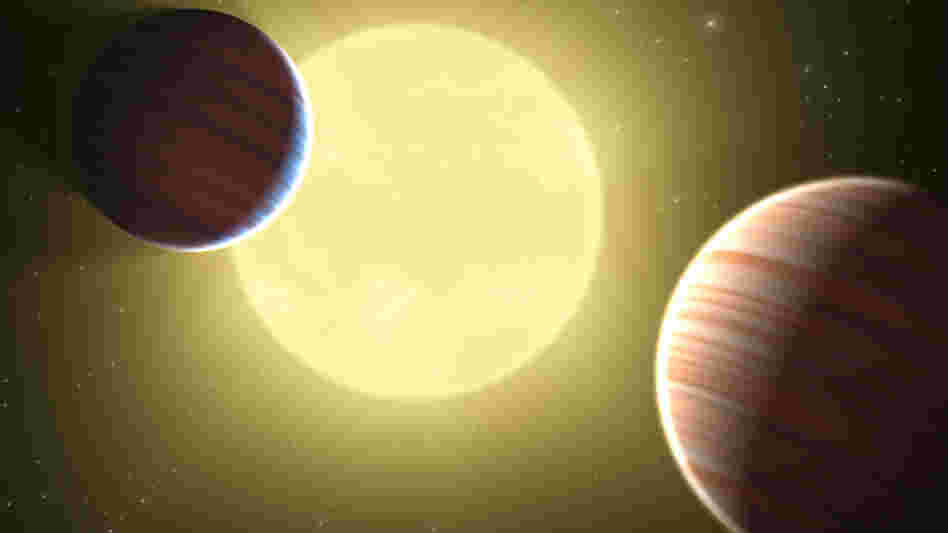 Artist's rendering of planets discovered by the Kepler telescope. Artist's rendering of planets discovered by the Kepler telescope.