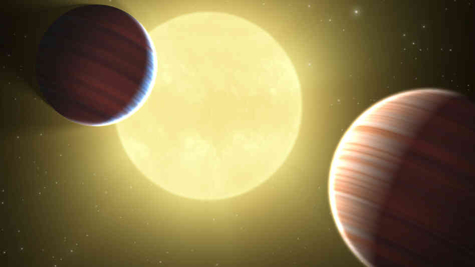 Artist's rendering of planets discovered by the Kepler telescope. Artist's rendering of planets discovered by the Kepler telescope.