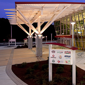 The sparkling new Delaware Travel Plaza. Courtesy HMS Host
