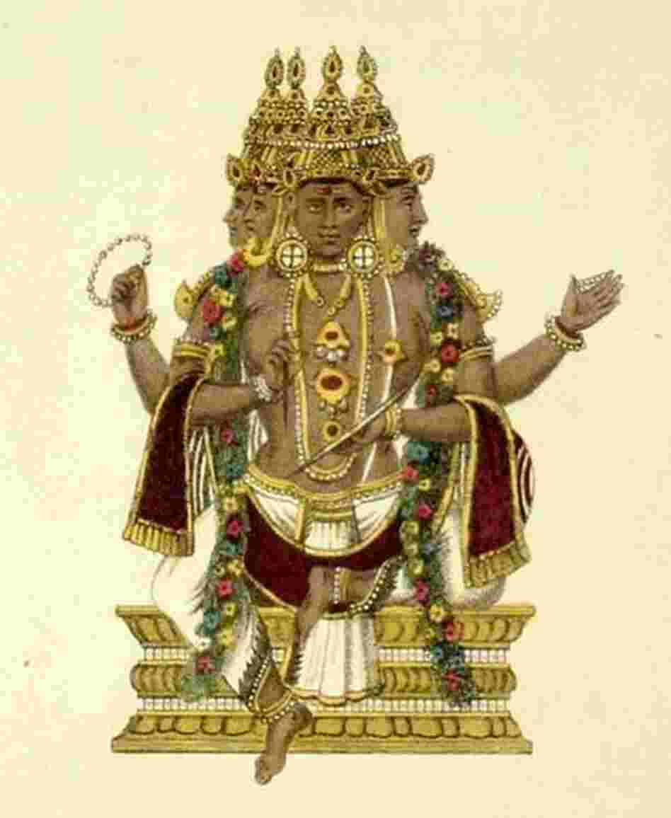 Brahma, the Hindu god of creation 