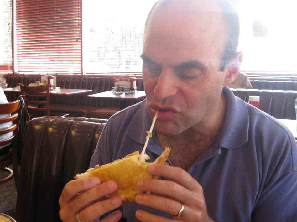 Peter eats Denny's Fried Cheese Melt Peter eats Denny's Fried Cheese Melt