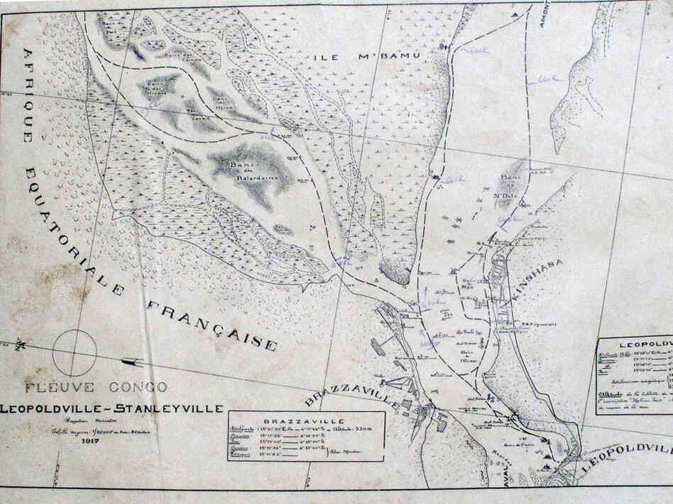 old map Congo River old map Congo River