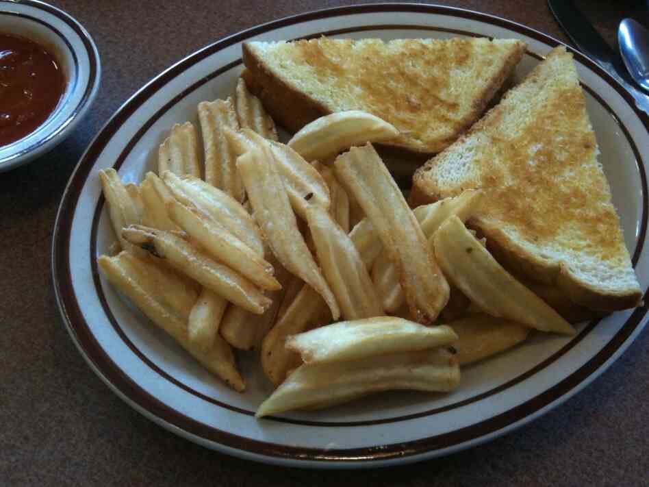 The Denny's Fried Cheese Melt The Denny's Fried Cheese Melt