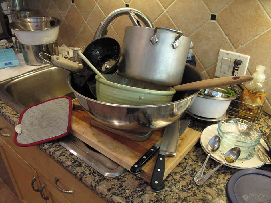 After a full morning of canning, there's plenty of cleaning to be done. "I don't worry too much," Barrow says. "Fortunately, my husband's really good at cleaning the kitchen!"