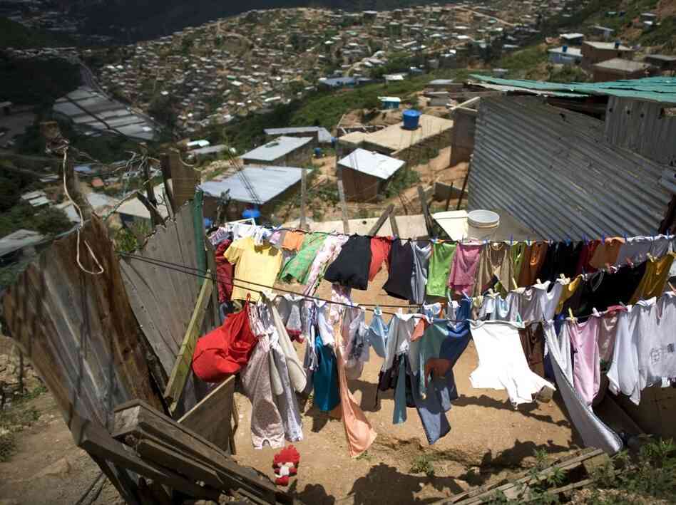 Slum in Caracas, Venezuela Slum in Caracas, Venezuela