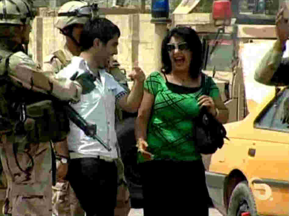 Iraq's candid camera strikes. Iraq's candid camera strikes.