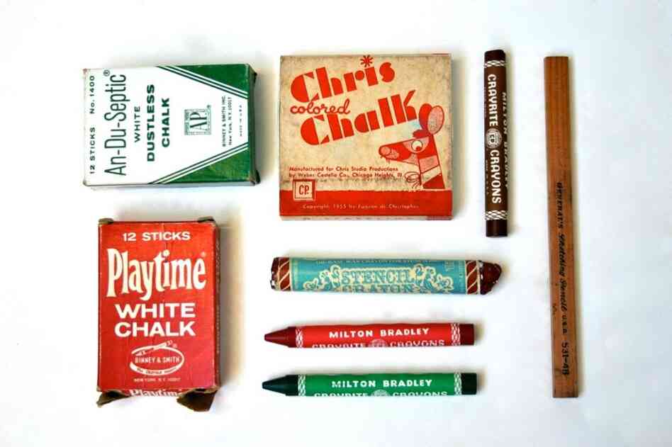 Day 236: Vintage school supplies is my oldest and largest collection. I was a teacher in the early '90s and the first classroom I worked in had tons of stuff from the '40s and '50s packed away in the closet. The principal told me I could throw the stuff away or take it. I took it, and the collection expanded from there.