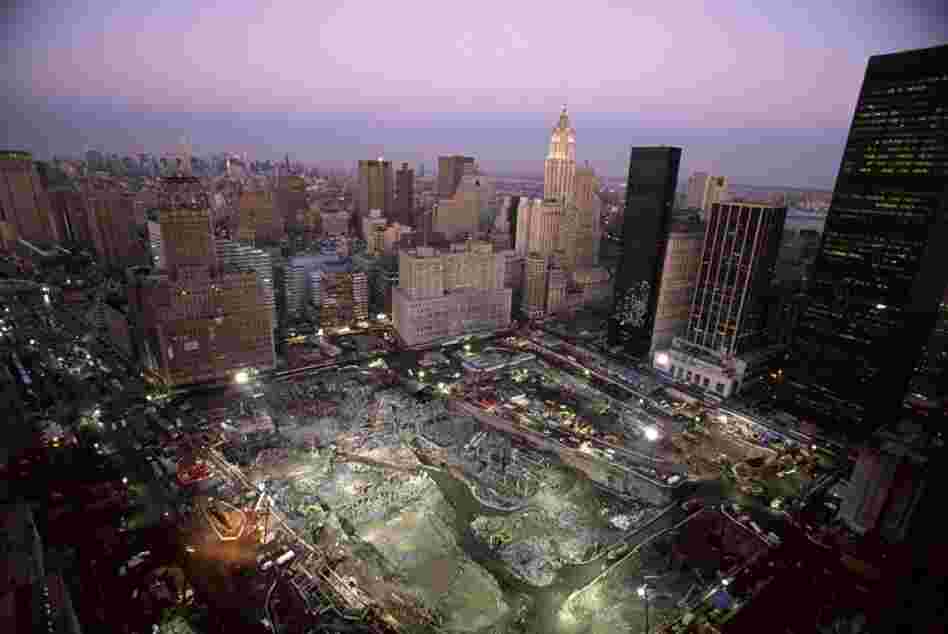 Views of Ground Zero, Tribeca, New York