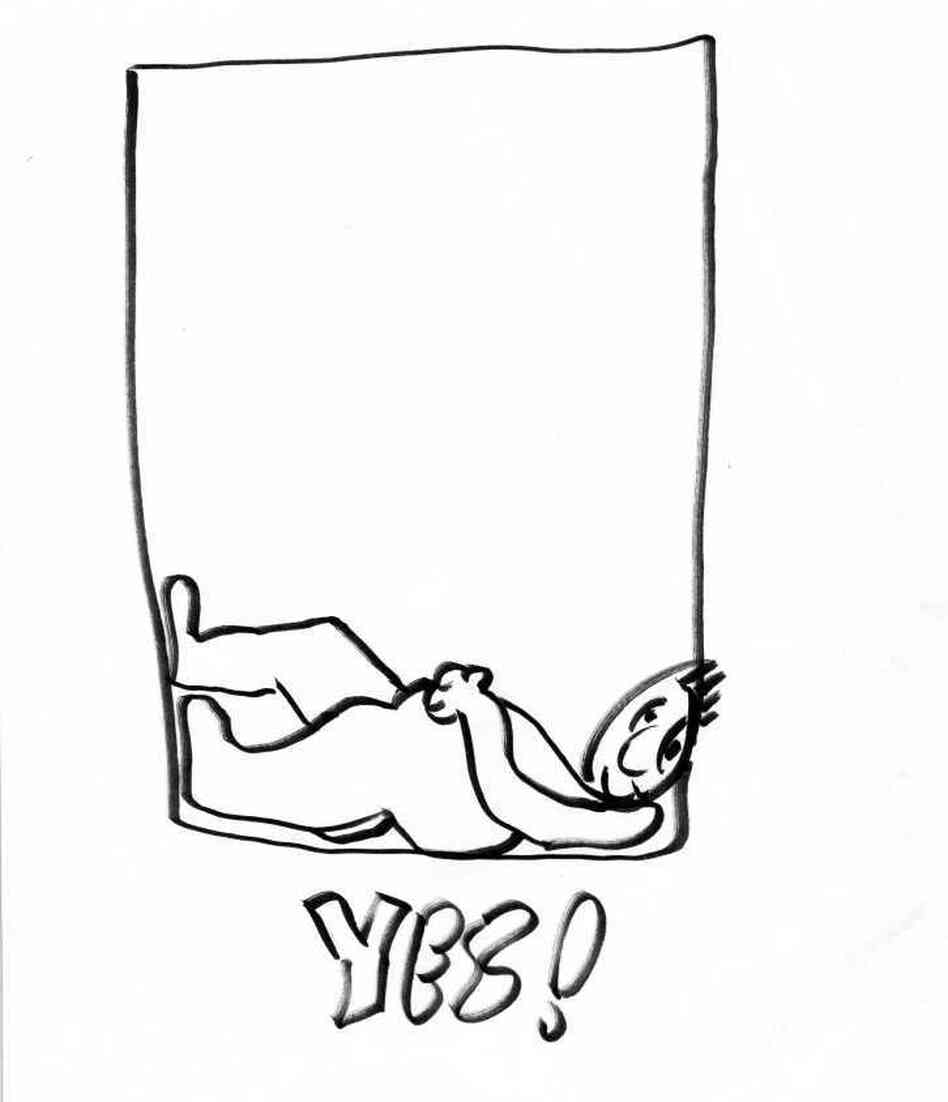 Lying down in an elevator Lying down in an elevator