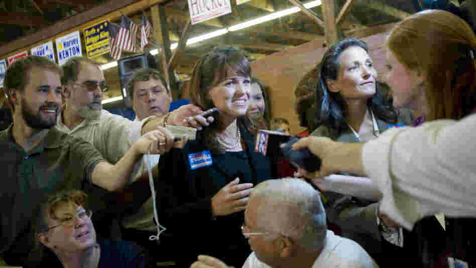 Delaware Republican Senate candidate Christine O'Donnell, in Lincoln, Del. on Sunday. Delaware Republican Senate candidate Christine O'Donnell, in Lincoln, Del. on Sunday.