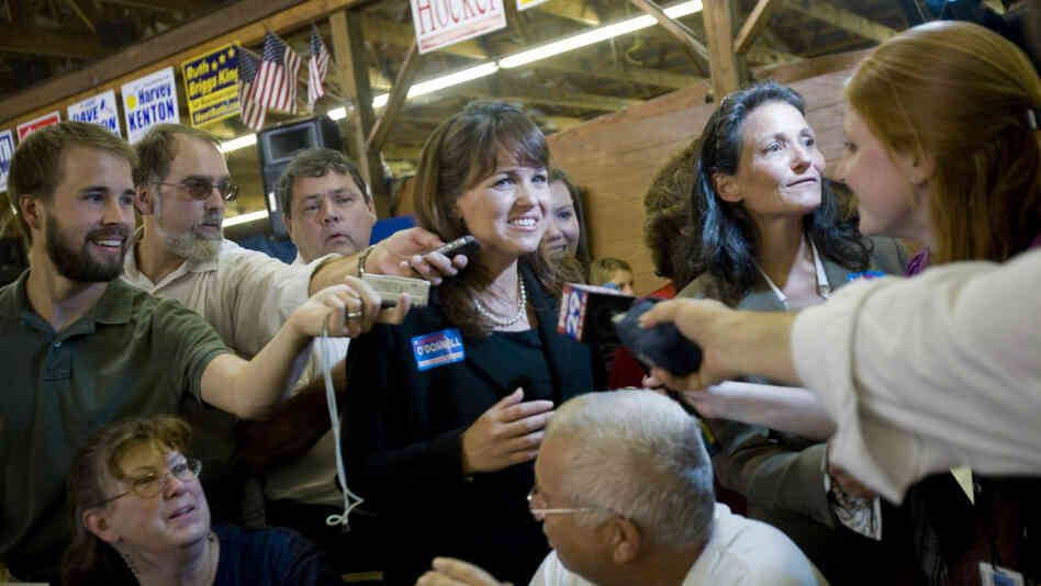 Delaware Republican Senate candidate Christine O'Donnell, in Lincoln, Del. on Sunday. Delaware Republican Senate candidate Christine O'Donnell, in Lincoln, Del. on Sunday.