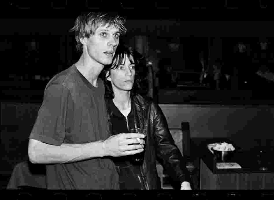 Patti Smith with Tom Verlaine, circa 1970 