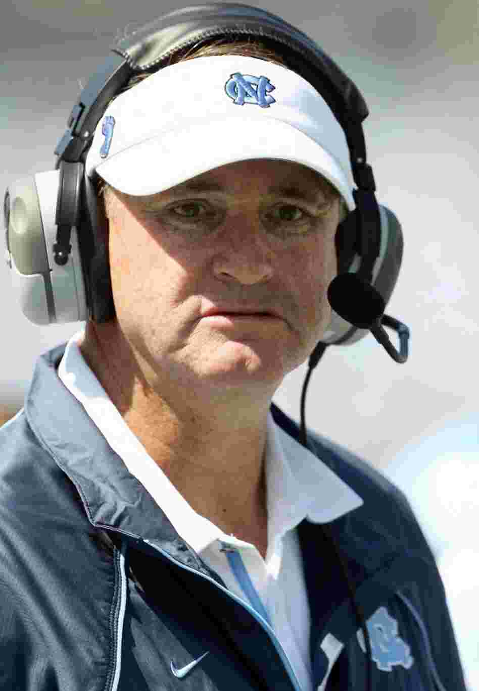 Coach Butch Davis of the North Carolina Tar Heels Coach Butch Davis of the North Carolina Tar Heels