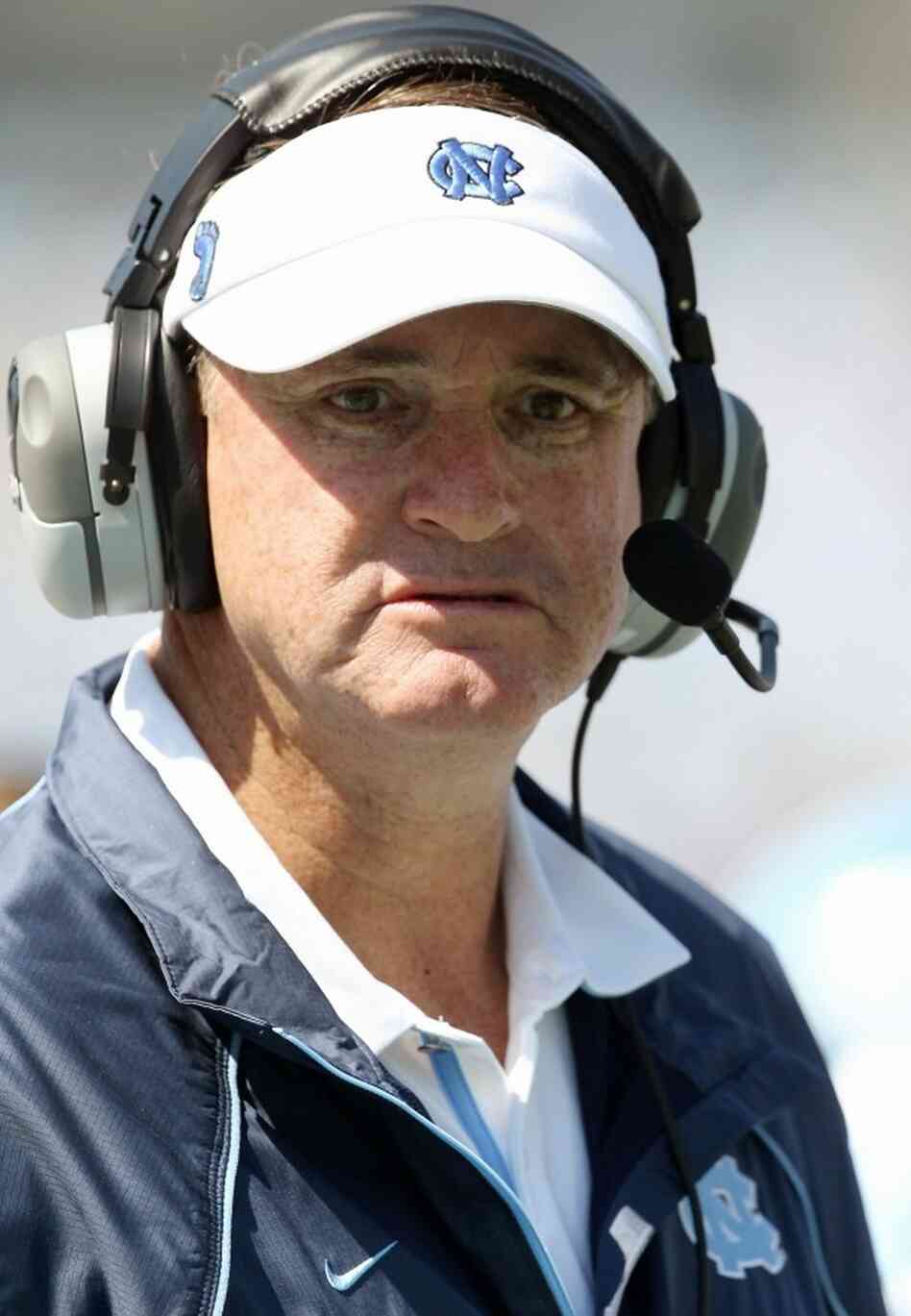 Coach Butch Davis of the North Carolina Tar Heels Coach Butch Davis of the North Carolina Tar Heels