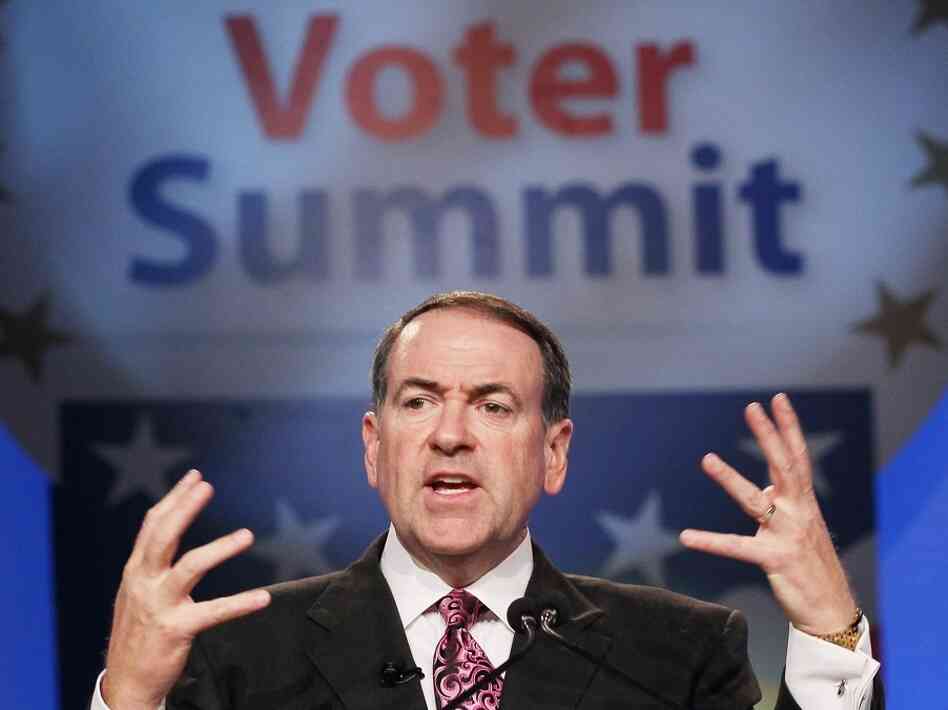 Mike Huckabee at the Value Voters Summit Mike Huckabee at the Value Voters Summit