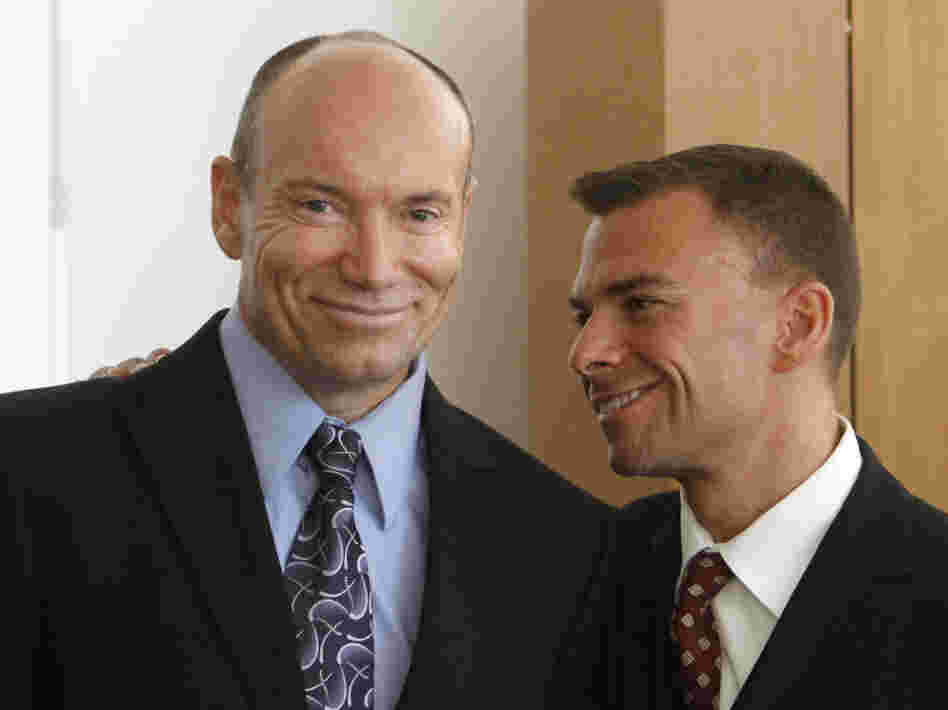 Matrin Gill, with his attorney Robert Rosenwald Matrin Gill, with his attorney Robert Rosenwald