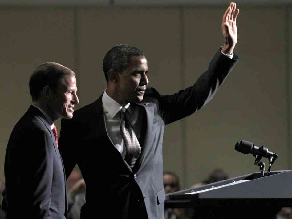 President Obama and Richard Blumenthal President Obama and Richard Blumenthal