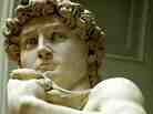 Michelangelo's famous marble statue of 'David' Michelangelo's famous marble statue of 'David'