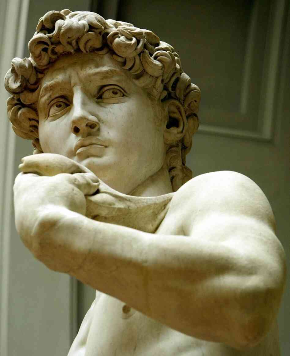 Michelangelo's famous marble statue of 'David' Michelangelo's famous marble statue of 'David'