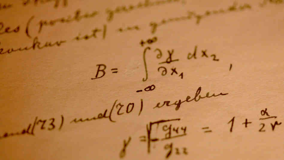 A page from Einstein's General Theory Of Relativity A page from Einstein's General Theory Of Relativity
