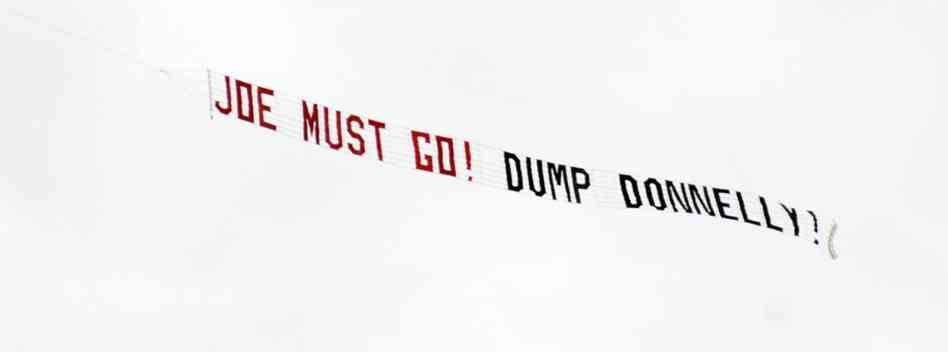 Joe Must Go banner Joe Must Go banner