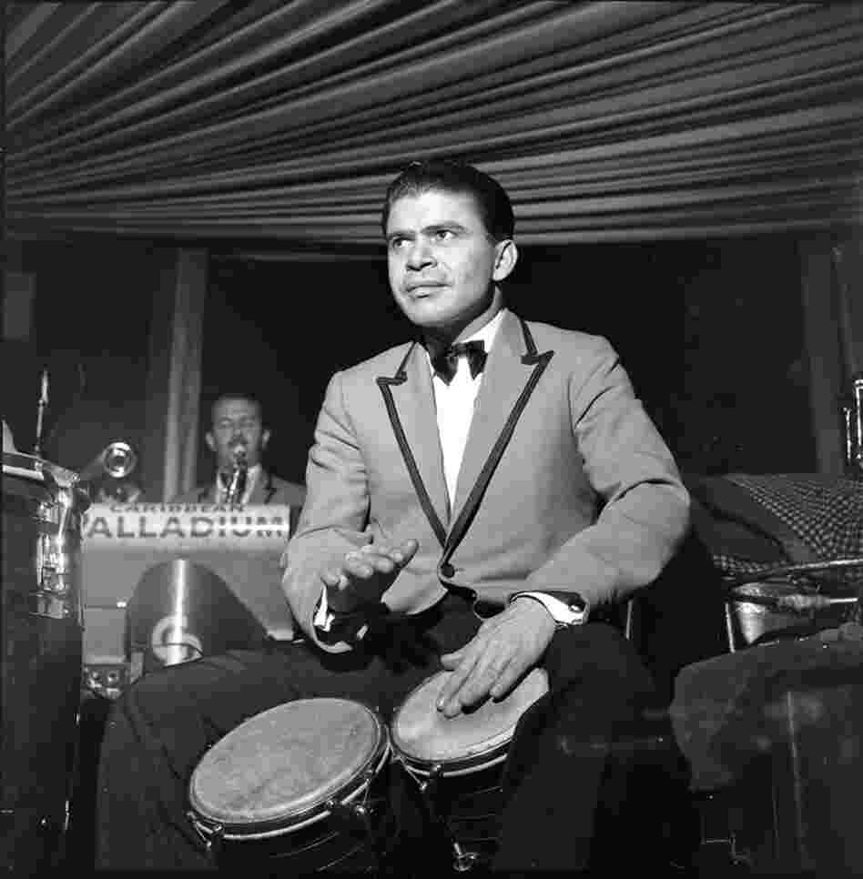 Vitin Gonzalez, Tito Rodriguez's bongocero, who was my first contact with Latin musicians. This photo was taken in the Palladium Ballroom in 1962.