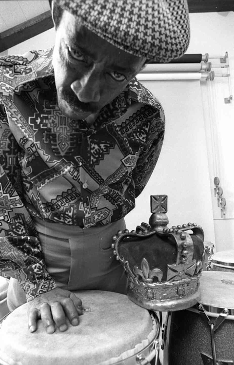 One of my favorite photos of Carlos "Patato" Valdez, taken in my photo studio in Hillsdale, N.J., circa 1975.