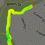 The Nike+ map.