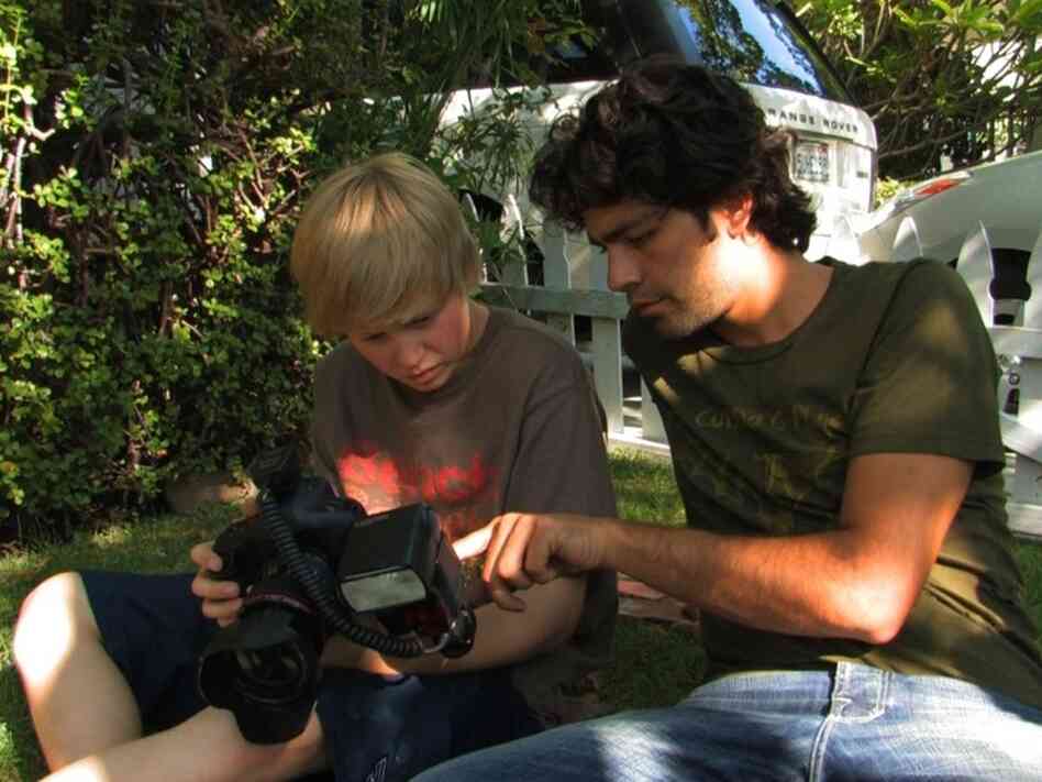 Austin Visschedyk and Adrian Grenier