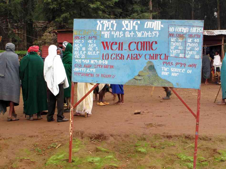Visitors to this site in Gish Abay must meet a number of criteria set by the Ethiopian Orthodox Church to see a small spring believed to be the source of the Blue Nile.