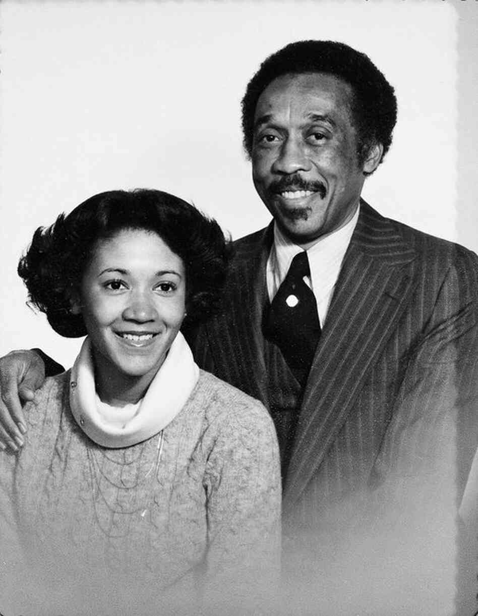 Norris and her father.