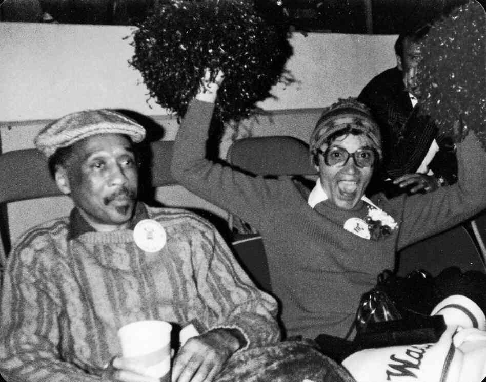 Norris' mother and father attending one of her high-school games in 1979. She says they were "probably toughing it out as a 'couple' even though they lived apart."