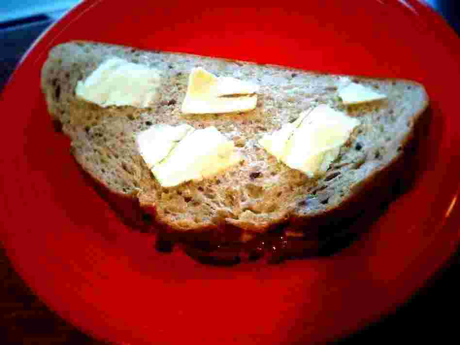 The Elvis sandwich, pre-grilling. The Elvis sandwich, pre-grilling.