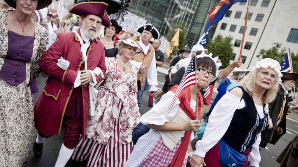 Tea Party supporters at a march in Washington on Sept. 12, 2010. Tea Party supporters at a march in Washington on Sept. 12, 2010.