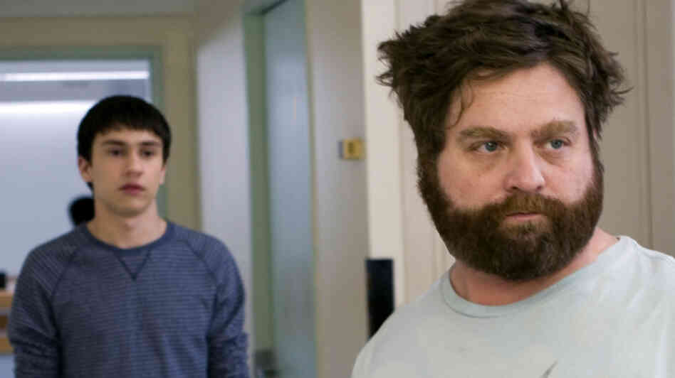 Keir Gilchrist and Zach Galifianakis Keir Gilchrist and Zach Galifianakis