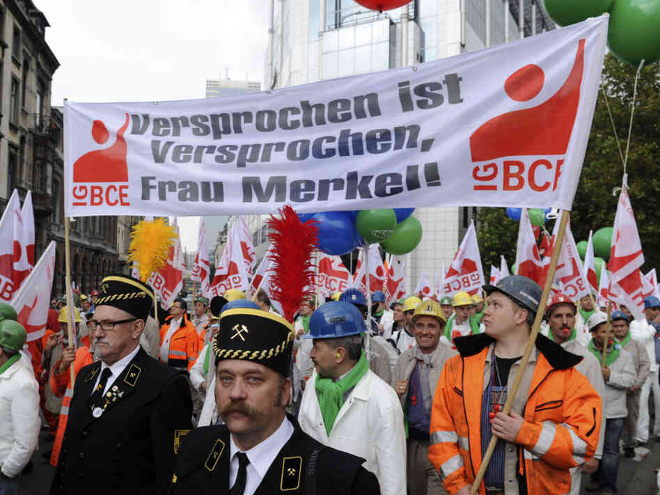 Union Protest in Brussels Union Protest in Brussels