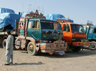 trucks at pak/afhgan border trucks at pak/afhgan border