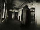 A haunted house. A haunted house.