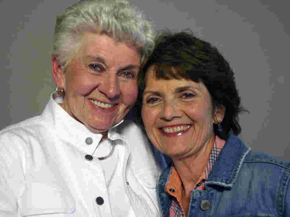 Patricia Bates, with her daughter, Kay Lewis, at StoryCorps in Dayton, Ohio. Patricia Bates, with her daughter, Kay Lewis, at StoryCorps in Dayton, Ohio.