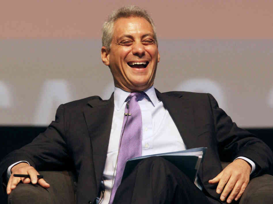 Rahm Emanuel, White House chief of staff, at a forum in Chicago on April 27. Rahm Emanuel, White House chief of staff, at a forum in Chicago on April 27.