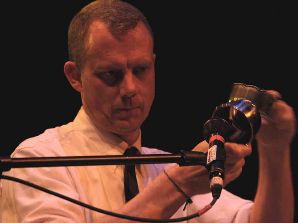 M.C. Schmidt performs at the High Zero Festival.