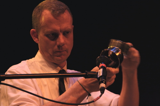M.C. Schmidt performs at the High Zero Festival.