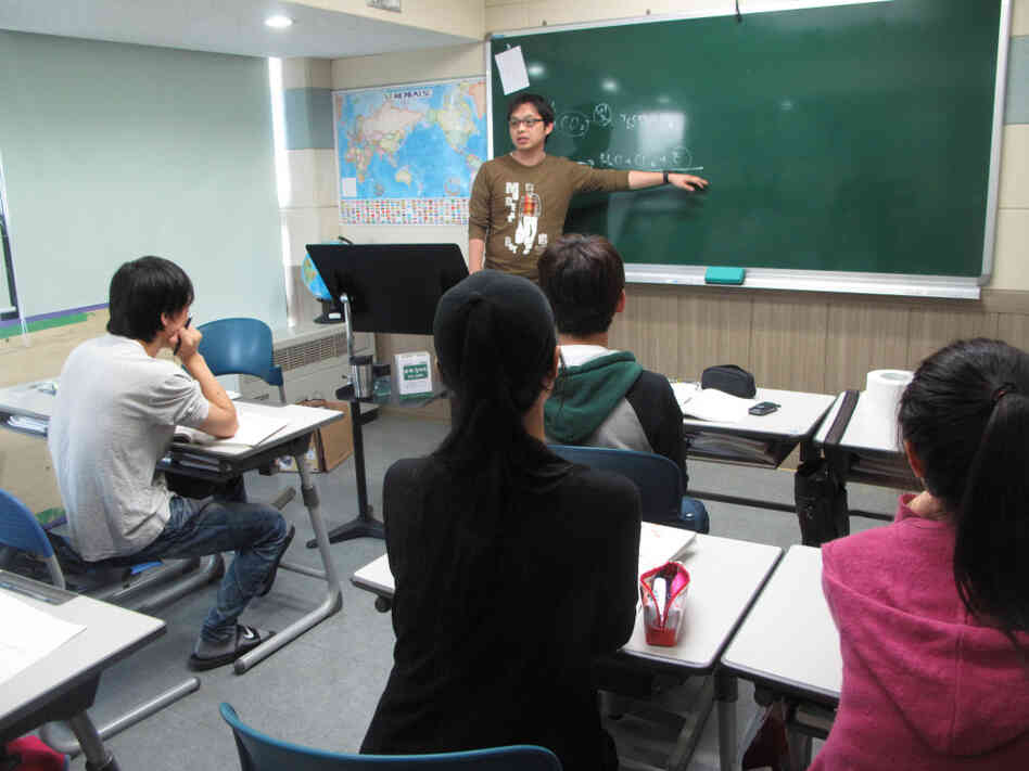 Students at the Yeomyung school for North Korean defectors in Seoul Students at the Yeomyung school for North Korean defectors in Seoul