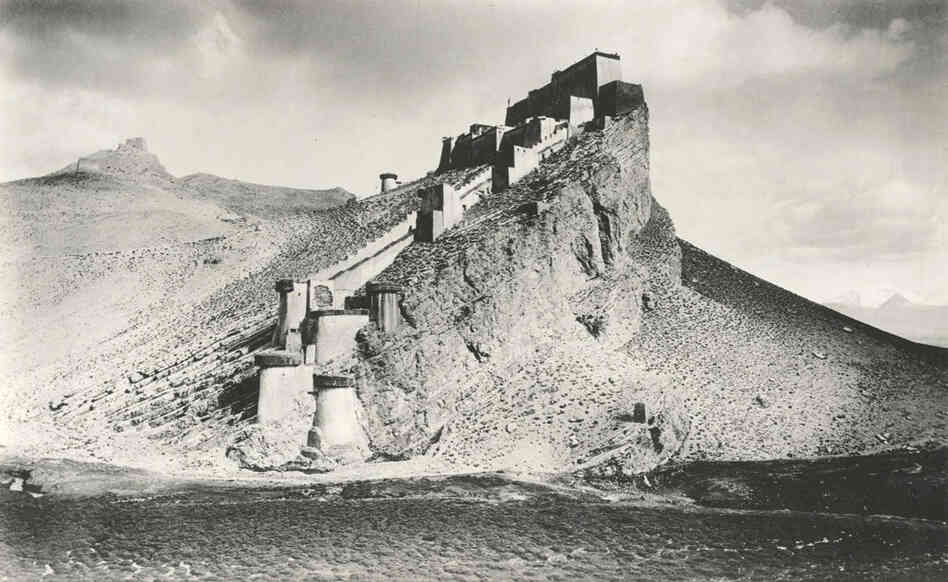 The photographs were taken by John Claude White, an officer during a British campaign in Tibet. It was the first time the British had been given access to the country.